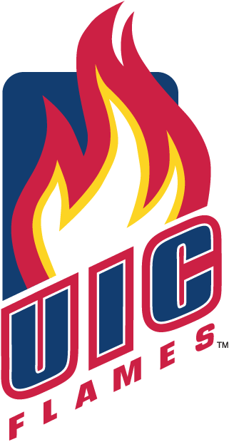 Illinois-Chicago Flames 2008-Pres Primary Logo iron on paper